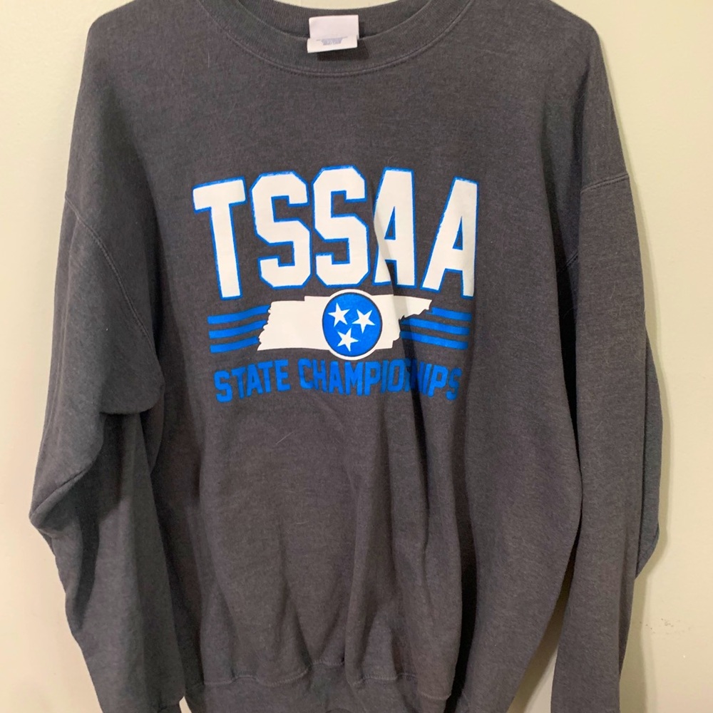 A large and comfortable crew neck